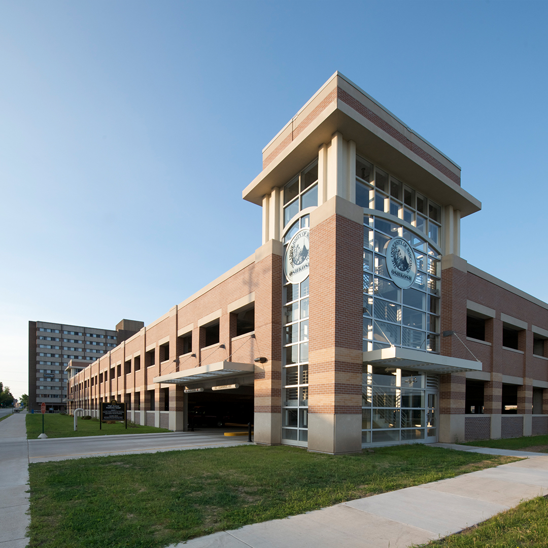 UW Oshkosh South Campus Parking Ramp